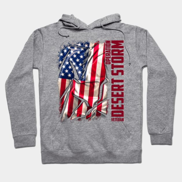 Desert Storm Veteran Hoodie by Dojaja